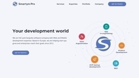 Design of main page
